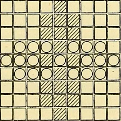 An illustration from A practical treatise on weaving and designing of textile fabrics : with chapters on the principles of construction of the loom, calculations and colour, 1879, leaf 192