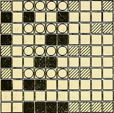 An illustration from A practical treatise on weaving and designing of textile fabrics : with chapters on the principles of construction of the loom, calculations and colour, 1879, leaf 206