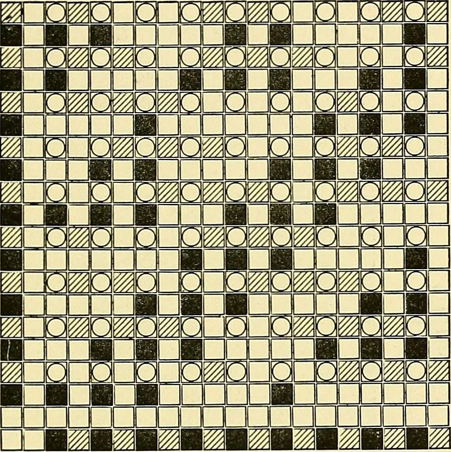 An illustration from A practical treatise on weaving and designing of textile fabrics : with chapters on the principles of construction of the loom, calculations and colour, 1879, leaf 208