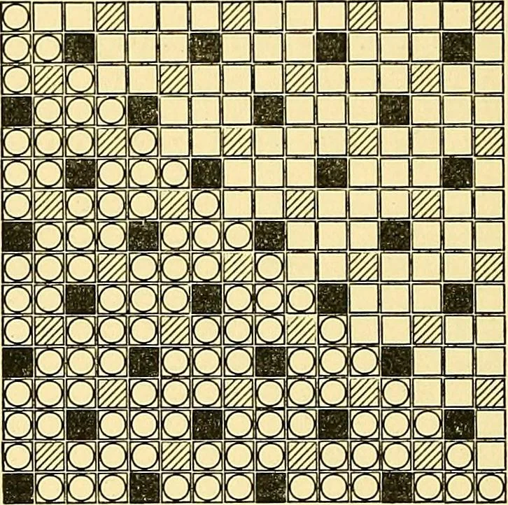 An illustration from A practical treatise on weaving and designing of textile fabrics : with chapters on the principles of construction of the loom, calculations and colour, 1879, leaf 231