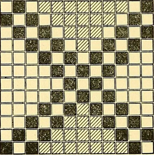 An illustration from A practical treatise on weaving and designing of textile fabrics : with chapters on the principles of construction of the loom, calculations and colour, 1879, leaf 255