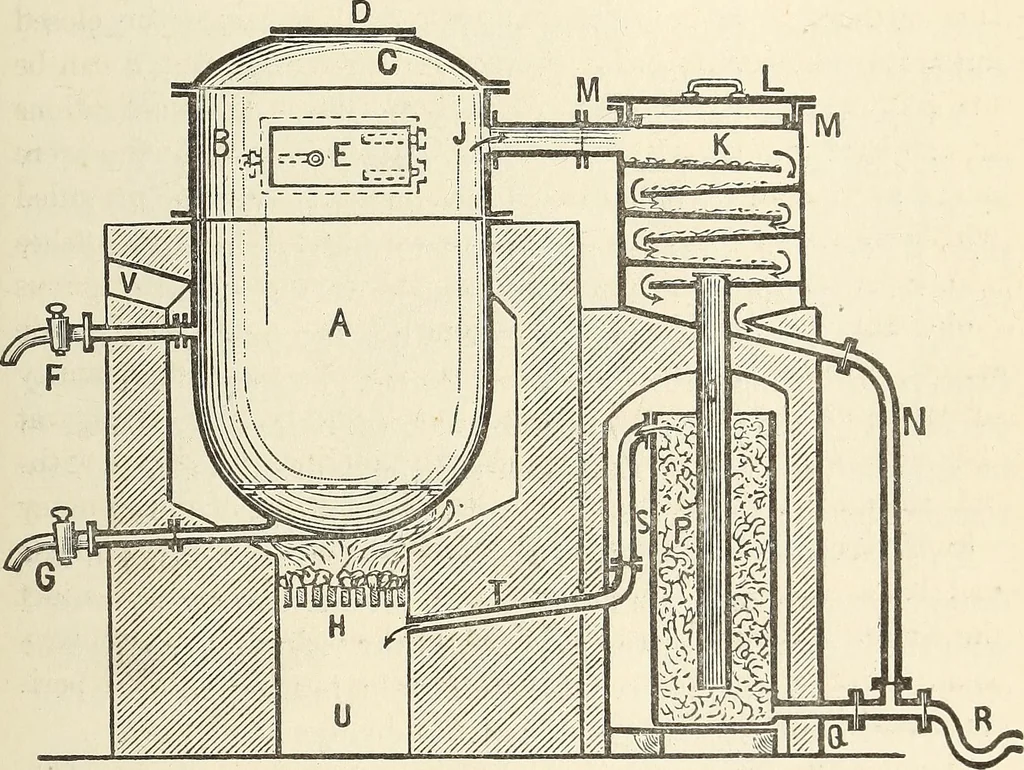 An illustration from A practical treatise on the manufacture of soap and candles .., 1888, leaf 132