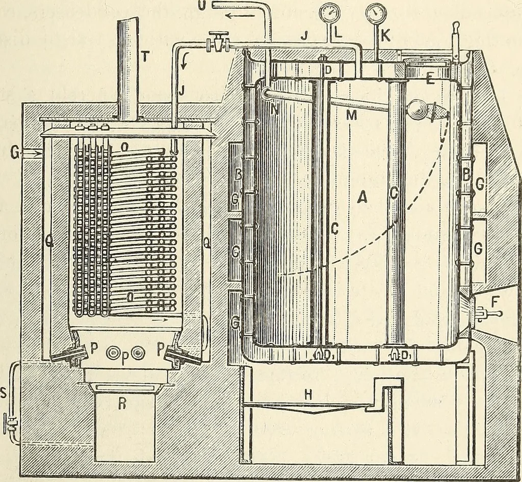 An illustration from A practical treatise on the manufacture of soap and candles .., 1888, leaf 134
