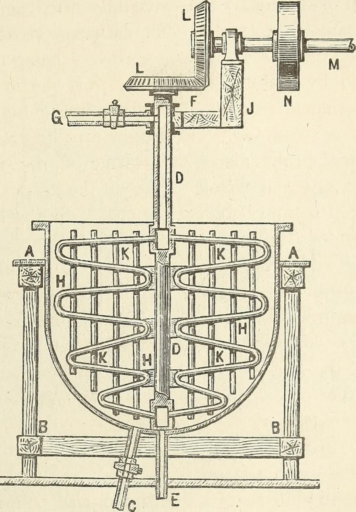 An illustration from A practical treatise on the manufacture of soap and candles .., 1888, leaf 270