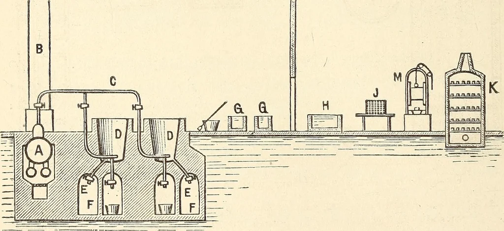 An illustration from A practical treatise on the manufacture of soap and candles .., 1888, leaf 299