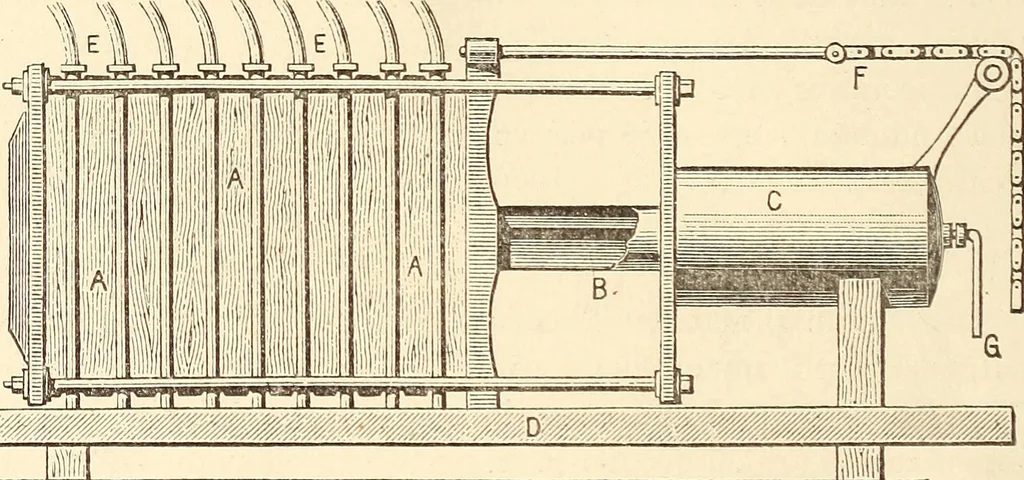 An illustration from A practical treatise on the manufacture of soap and candles .., 1888, leaf 63