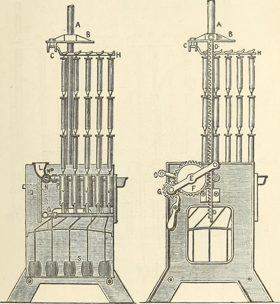 An illustration from A practical treatise on the manufacture of soap and candles .., 1888, leaf 630