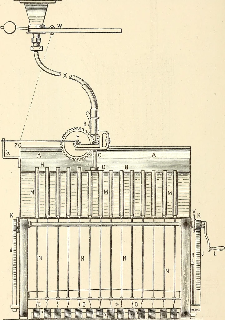 An illustration from A practical treatise on the manufacture of soap and candles .., 1888, leaf 631