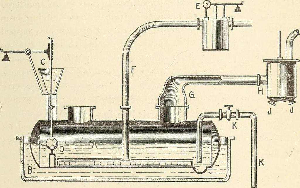 An illustration from A practical treatise on the manufacture of soap and candles .., 1888, leaf 76