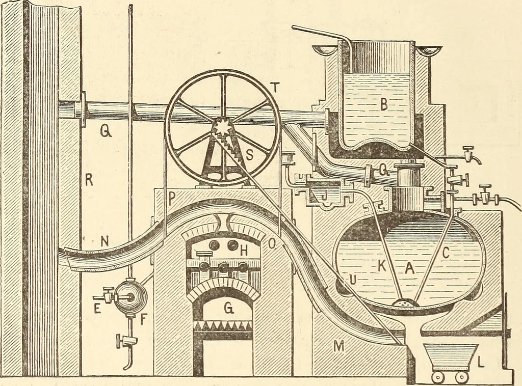 An illustration from A practical treatise on the manufacture of soap and candles .., 1888, leaf 79