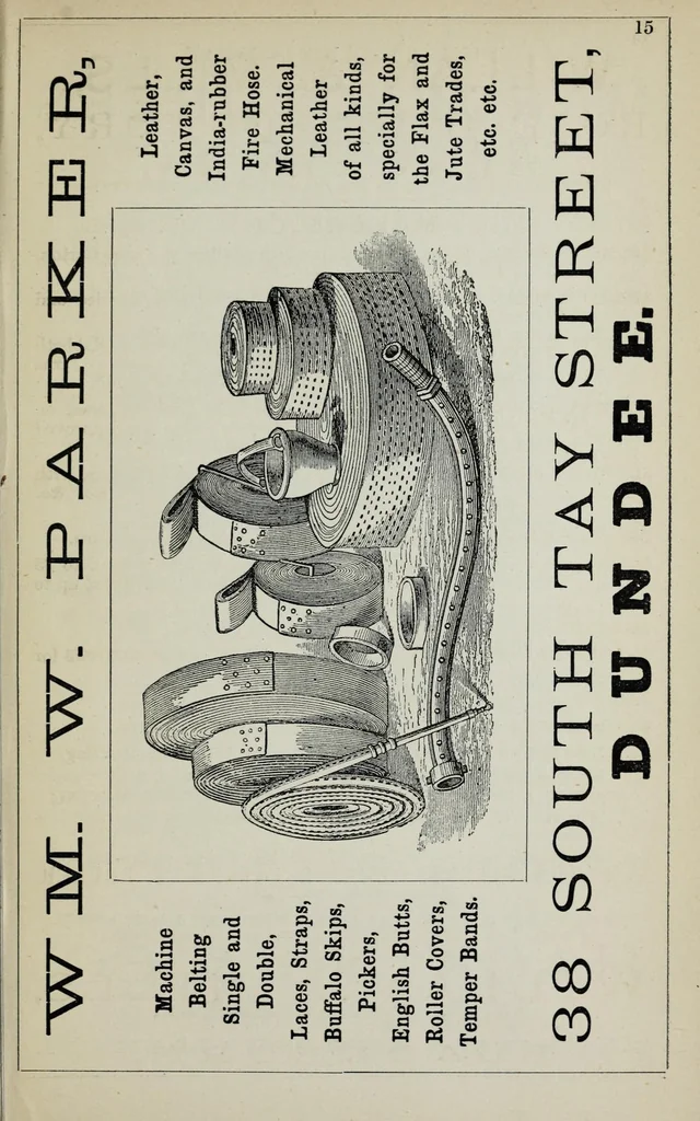 An illustration from A practical treatise on the construction of the power-loom and the art of weaving : all descriptions of texture produced by leaves of heddles : illustrated with diagrams, with calculations and instructions for the production of cotton, woollen, linen, and jute fabrics : intended as a textbook for those engaged in the trade, 1883, leaf 151