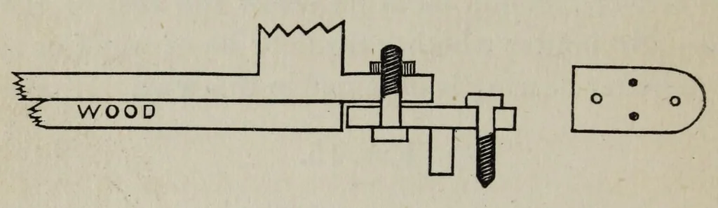 An illustration from A practical treatise on the construction of the power-loom and the art of weaving : all descriptions of texture produced by leaves of heddles : illustrated with diagrams, with calculations and instructions for the production of cotton, woollen, linen, and jute fabrics : intended as a textbook for those engaged in the trade, 1887, leaf 88