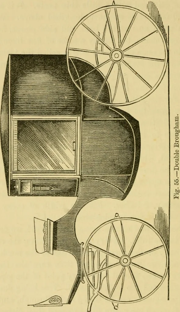 An illustration from A practical treatise on coach-building, historical and descriptive : containing full information on the various trades and processes involved, with hints on the proper keeping of carriages, &c., 1881, leaf 151