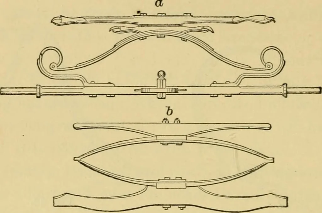 An illustration from A practical treatise on coach-building, historical and descriptive : containing full information on the various trades and processes involved, with hints on the proper keeping of carriages, &c., 1881, leaf 99