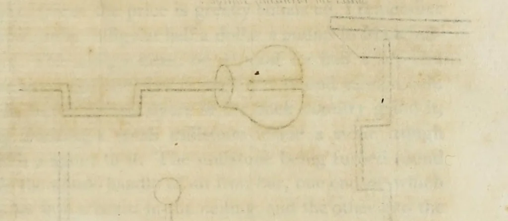 An illustration from A practical treatise on dyeing, and callicoe printing: exhibiting the processes in the French, German, English, and American practice of fixing colours on woollen, cotton, silk, and linen, 1815, leaf 49