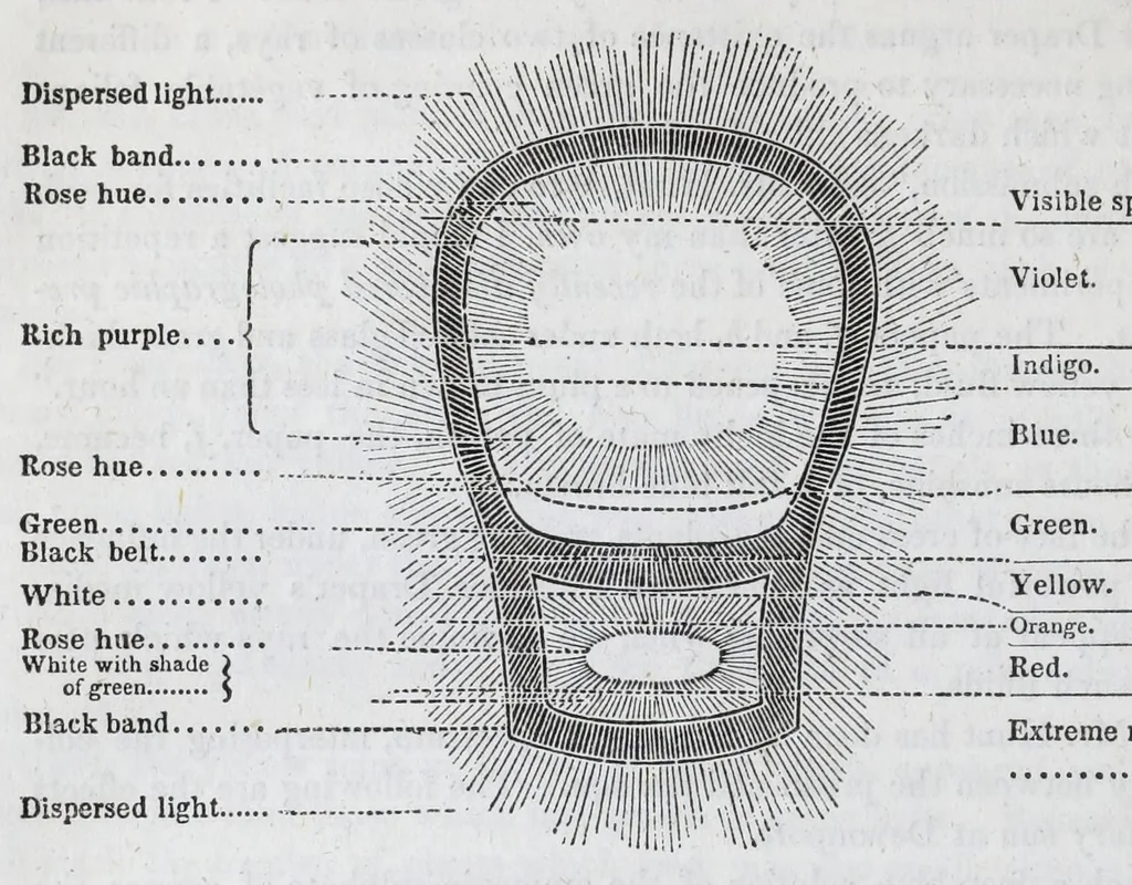 An illustration from A practical treatise on dyeing and calico-printing : including the latest inventions and improvements : also a description of the origin, manufacture, uses, and chemical properties of the various animal, vegetable, and mineral substances employed in these arts : with an appendix comprising definitions of chemical terms, with tables of weights, measures, thermometers, hydrometers, &c., 1860, leaf 666