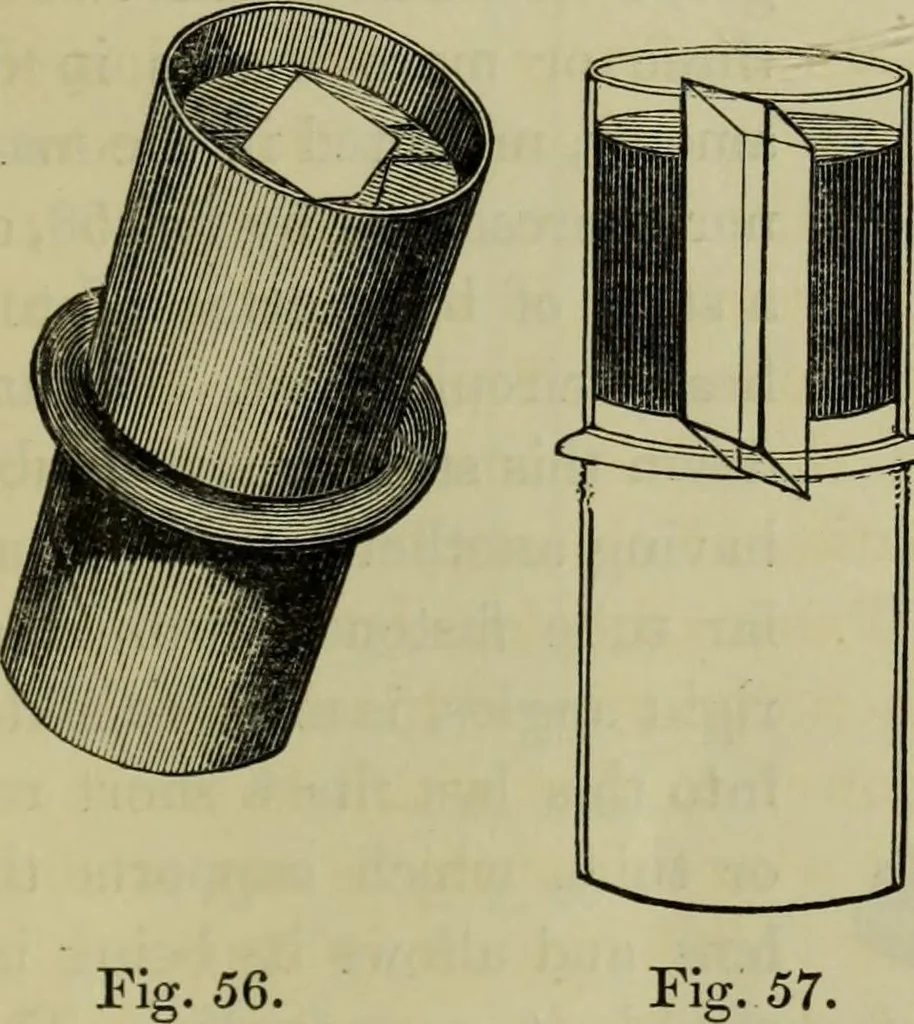 An illustration from A practical treatise on the use of the microscope, including the different methods of preparing and examining animal, vegetable, and mineral structures, 1848, leaf 146