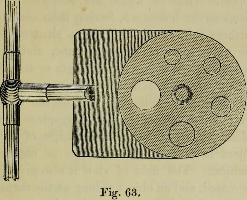 An illustration from A practical treatise on the use of the microscope, including the different methods of preparing and examining animal, vegetable, and mineral structures, 1848, leaf 150