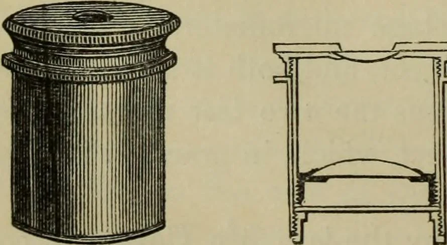 An illustration from A practical treatise on the use of the microscope, including the different methods of preparing and examining animal, vegetable, and mineral structures, 1848, leaf 233