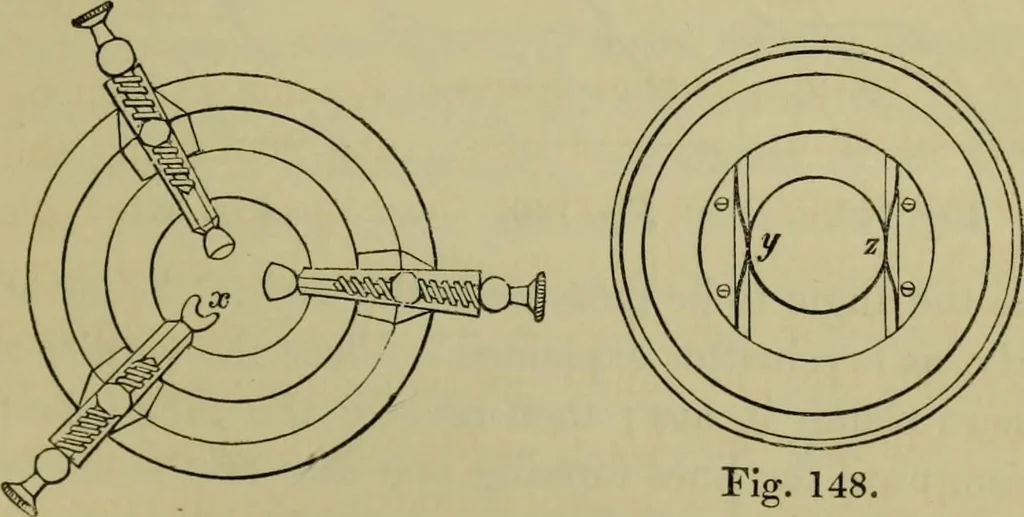 An illustration from A practical treatise on the use of the microscope, including the different methods of preparing and examining animal, vegetable, and mineral structures, 1848, leaf 274