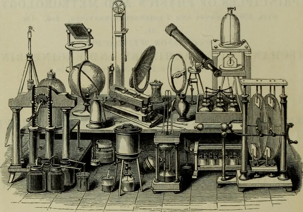 An illustration from A practical treatise on the use of the microscope, including the different methods of preparing and examining animal, vegetable, and mineral structures, 1848, leaf 5
