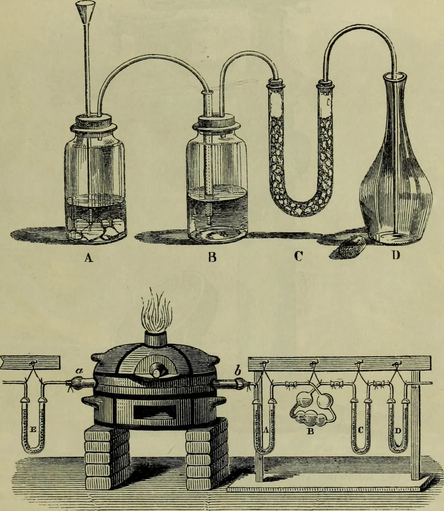An illustration from A practical treatise on the use of the microscope, including the different methods of preparing and examining animal, vegetable, and mineral structures, 1848, leaf 8