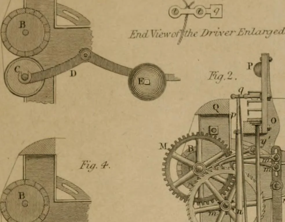 An illustration from A practical treatise on weaving by hand and power looms; intended as a text book for manufacturers by hand and power looms, and power loom engineers .., 1846, leaf 394