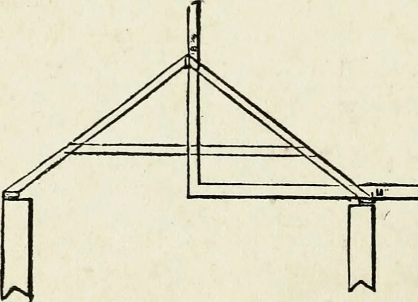 An illustration from A practical treatise on the steel square and its application to everyday use : being an exhaustive collection of steel square problems and solutions, "old and new", with many original and useful additions, forming a complete encyclopedia of steel square knowledge, together with a brief history of the square, and description of tables, keys and other aids and attachments, 1903, leaf 117