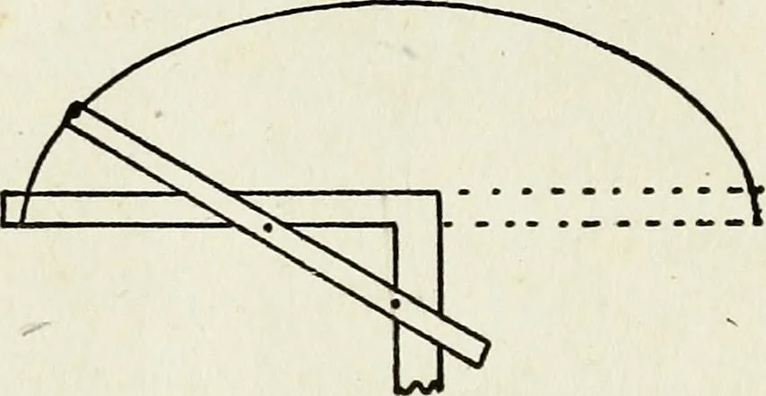 An illustration from A practical treatise on the steel square and its application to everyday use : being an exhaustive collection of steel square problems and solutions, "old and new", with many original and useful additions, forming a complete encyclopedia of steel square knowledge, together with a brief history of the square, and description of tables, keys and other aids and attachments, 1903, leaf 157