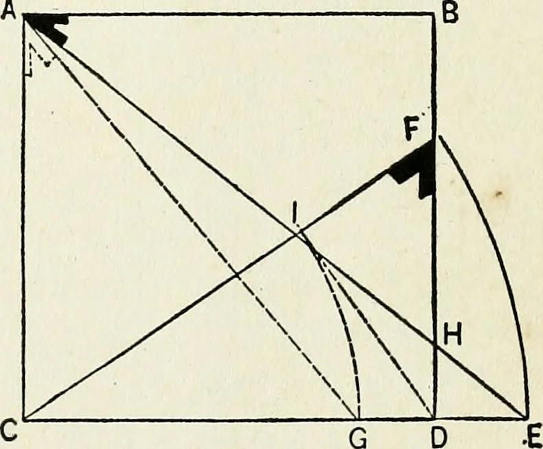 An illustration from A practical treatise on the steel square and its application to everyday use : being an exhaustive collection of steel square problems and solutions, "old and new", with many original and useful additions, forming a complete encyclopedia of steel square knowledge, together with a brief history of the square, and description of tables, keys and other aids and attachments, 1903, leaf 162