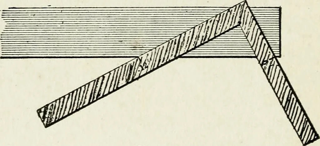 An illustration from A practical treatise on the steel square and its application to everyday use : being an exhaustive collection of steel square problems and solutions, "old and new", with many original and useful additions, forming a complete encyclopedia of steel square knowledge, together with a brief history of the square, and description of tables, keys and other aids and attachments, 1903, leaf 173
