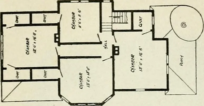 An illustration from A practical treatise on the steel square and its application to everyday use : being an exhaustive collection of steel square problems and solutions, "old and new", with many original and useful additions, forming a complete encyclopedia of steel square knowledge, together with a brief history of the square, and description of tables, keys and other aids and attachments, 1903, leaf 252
