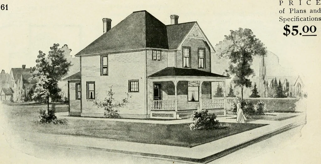 An illustration from A practical treatise on the steel square and its application to everyday use : being an exhaustive collection of steel square problems and solutions, "old and new", with many original and useful additions, forming a complete encyclopedia of steel square knowledge, together with a brief history of the square, and description of tables, keys and other aids and attachments, 1903, leaf 255