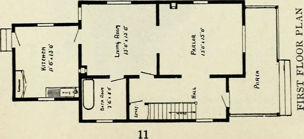 An illustration from A practical treatise on the steel square and its application to everyday use : being an exhaustive collection of steel square problems and solutions, "old and new", with many original and useful additions, forming a complete encyclopedia of steel square knowledge, together with a brief history of the square, and description of tables, keys and other aids and attachments, 1903, leaf 256