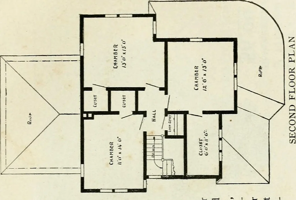 An illustration from A practical treatise on the steel square and its application to everyday use : being an exhaustive collection of steel square problems and solutions, "old and new", with many original and useful additions, forming a complete encyclopedia of steel square knowledge, together with a brief history of the square, and description of tables, keys and other aids and attachments, 1903, leaf 258