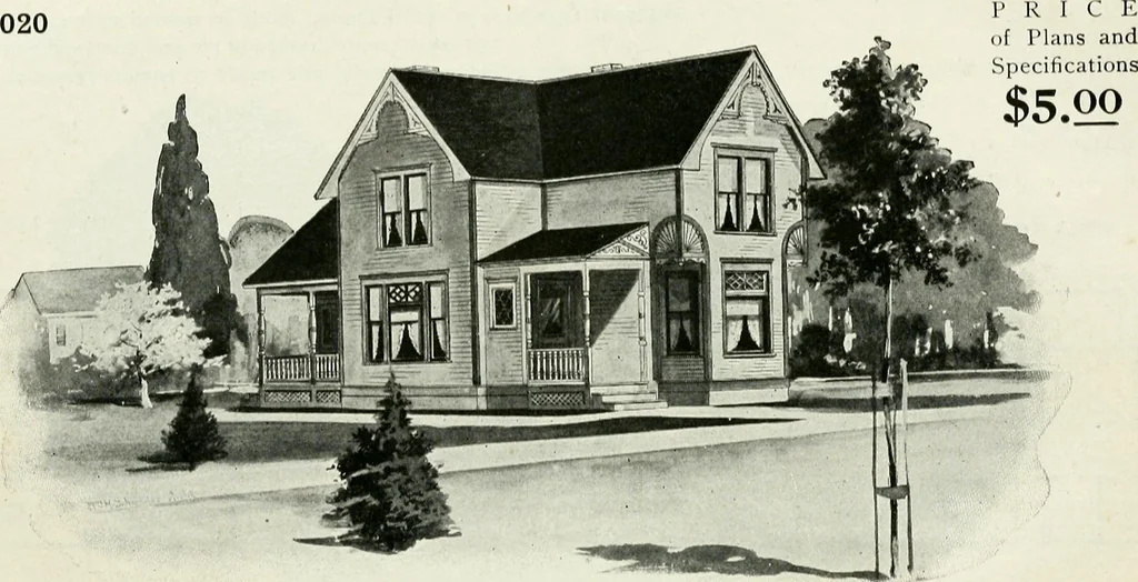 An illustration from A practical treatise on the steel square and its application to everyday use : being an exhaustive collection of steel square problems and solutions, "old and new", with many original and useful additions, forming a complete encyclopedia of steel square knowledge, together with a brief history of the square, and description of tables, keys and other aids and attachments, 1903, leaf 263