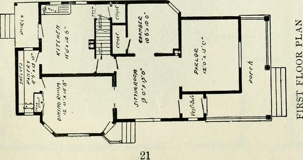 An illustration from A practical treatise on the steel square and its application to everyday use : being an exhaustive collection of steel square problems and solutions, "old and new", with many original and useful additions, forming a complete encyclopedia of steel square knowledge, together with a brief history of the square, and description of tables, keys and other aids and attachments, 1903, leaf 266