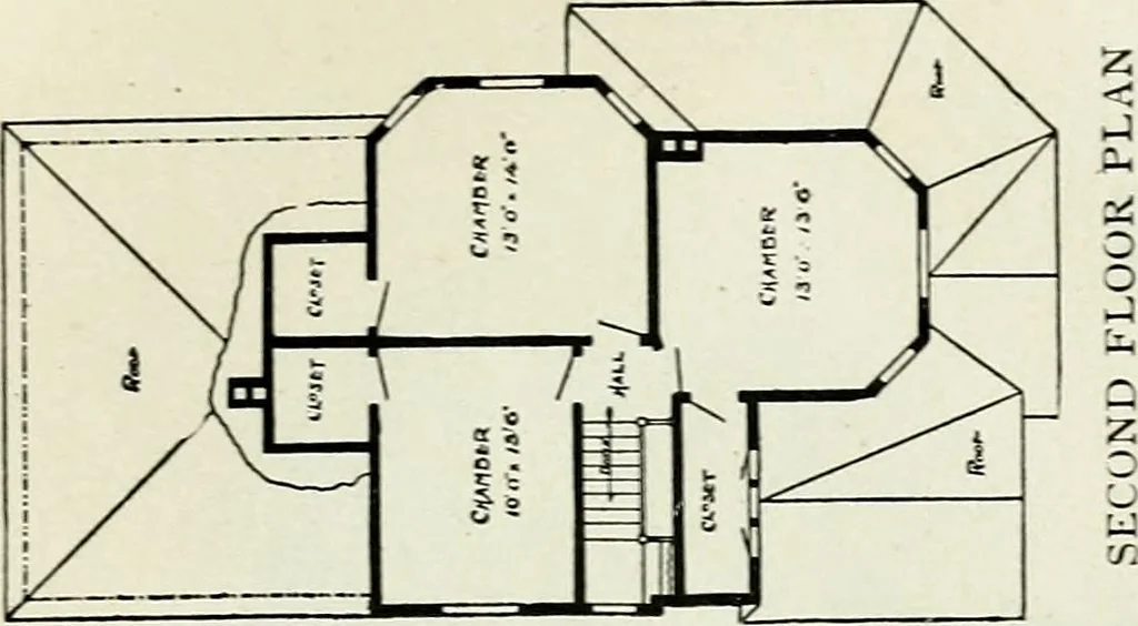 An illustration from A practical treatise on the steel square and its application to everyday use : being an exhaustive collection of steel square problems and solutions, "old and new", with many original and useful additions, forming a complete encyclopedia of steel square knowledge, together with a brief history of the square, and description of tables, keys and other aids and attachments, 1903, leaf 270
