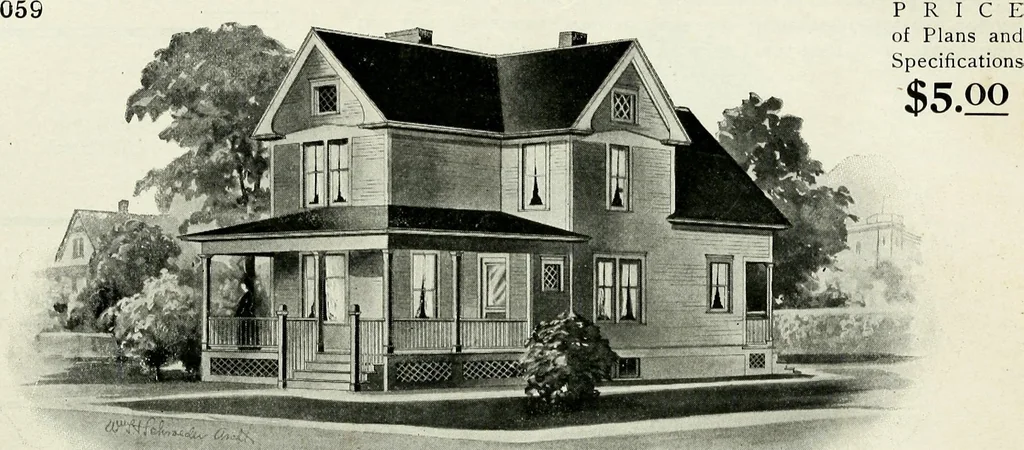 An illustration from A practical treatise on the steel square and its application to everyday use : being an exhaustive collection of steel square problems and solutions, "old and new", with many original and useful additions, forming a complete encyclopedia of steel square knowledge, together with a brief history of the square, and description of tables, keys and other aids and attachments, 1903, leaf 273