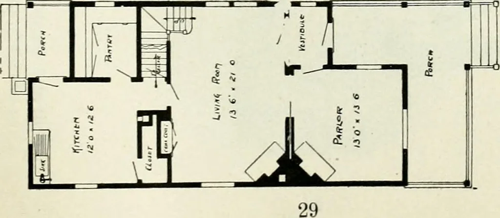 An illustration from A practical treatise on the steel square and its application to everyday use : being an exhaustive collection of steel square problems and solutions, "old and new", with many original and useful additions, forming a complete encyclopedia of steel square knowledge, together with a brief history of the square, and description of tables, keys and other aids and attachments, 1903, leaf 274