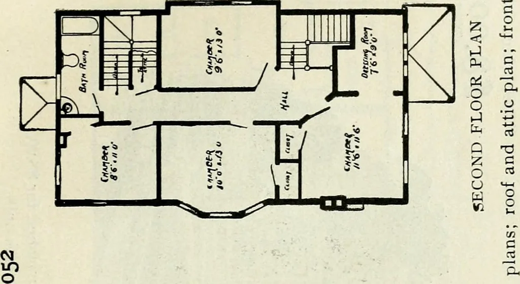 An illustration from A practical treatise on the steel square and its application to everyday use : being an exhaustive collection of steel square problems and solutions, "old and new", with many original and useful additions, forming a complete encyclopedia of steel square knowledge, together with a brief history of the square, and description of tables, keys and other aids and attachments, 1903, leaf 278