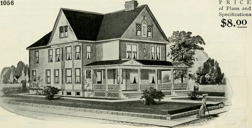 An illustration from A practical treatise on the steel square and its application to everyday use : being an exhaustive collection of steel square problems and solutions, "old and new", with many original and useful additions, forming a complete encyclopedia of steel square knowledge, together with a brief history of the square, and description of tables, keys and other aids and attachments, 1903, leaf 279