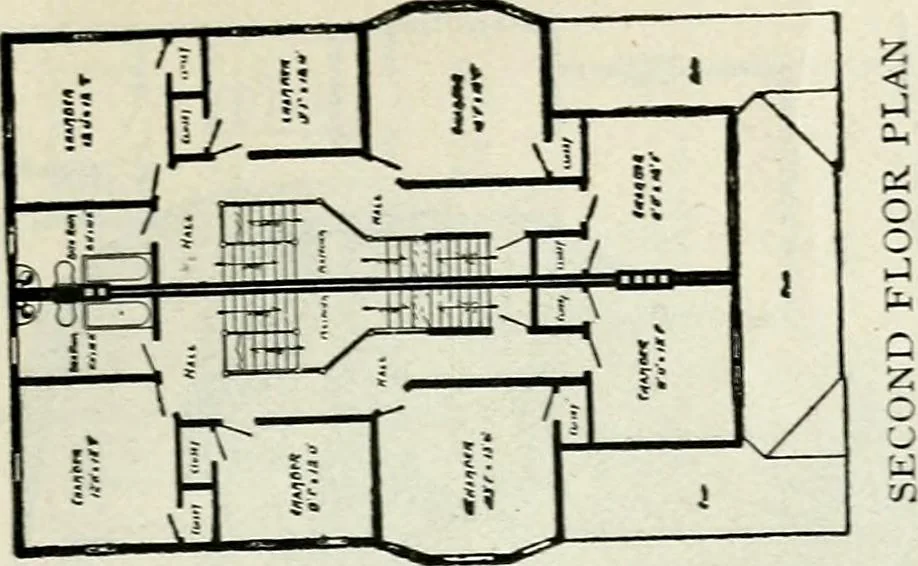 An illustration from A practical treatise on the steel square and its application to everyday use : being an exhaustive collection of steel square problems and solutions, "old and new", with many original and useful additions, forming a complete encyclopedia of steel square knowledge, together with a brief history of the square, and description of tables, keys and other aids and attachments, 1903, leaf 280