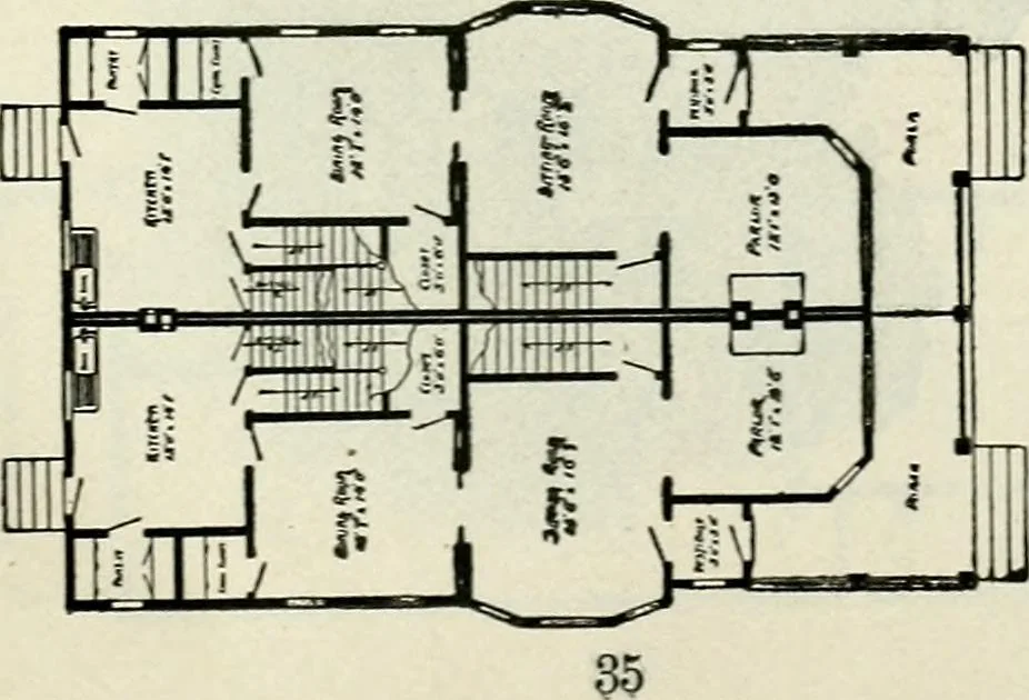 An illustration from A practical treatise on the steel square and its application to everyday use : being an exhaustive collection of steel square problems and solutions, "old and new", with many original and useful additions, forming a complete encyclopedia of steel square knowledge, together with a brief history of the square, and description of tables, keys and other aids and attachments, 1903, leaf 280