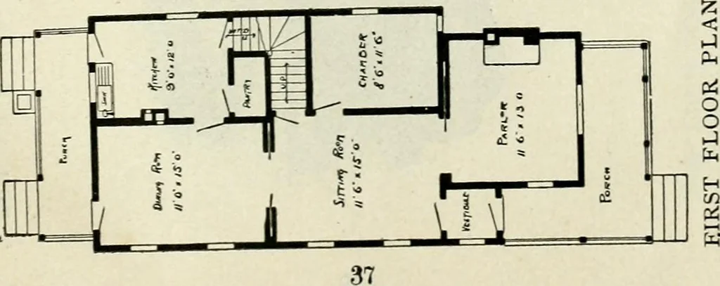 An illustration from A practical treatise on the steel square and its application to everyday use : being an exhaustive collection of steel square problems and solutions, "old and new", with many original and useful additions, forming a complete encyclopedia of steel square knowledge, together with a brief history of the square, and description of tables, keys and other aids and attachments, 1903, leaf 282