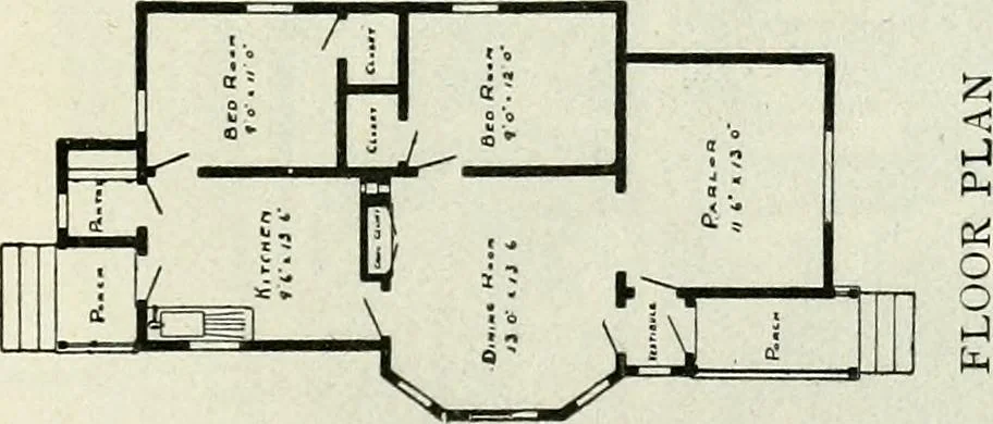 An illustration from A practical treatise on the steel square and its application to everyday use : being an exhaustive collection of steel square problems and solutions, "old and new", with many original and useful additions, forming a complete encyclopedia of steel square knowledge, together with a brief history of the square, and description of tables, keys and other aids and attachments, 1903, leaf 284