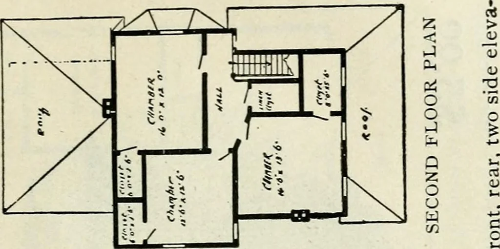An illustration from A practical treatise on the steel square and its application to everyday use : being an exhaustive collection of steel square problems and solutions, "old and new", with many original and useful additions, forming a complete encyclopedia of steel square knowledge, together with a brief history of the square, and description of tables, keys and other aids and attachments, 1903, leaf 286