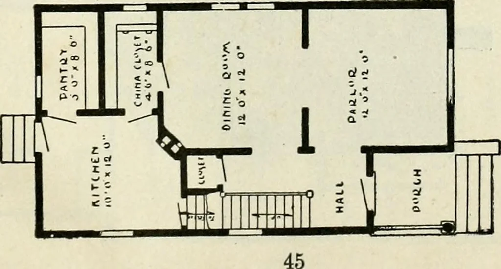 An illustration from A practical treatise on the steel square and its application to everyday use : being an exhaustive collection of steel square problems and solutions, "old and new", with many original and useful additions, forming a complete encyclopedia of steel square knowledge, together with a brief history of the square, and description of tables, keys and other aids and attachments, 1903, leaf 290