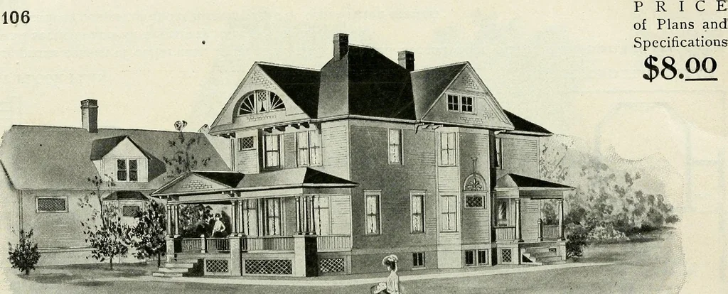 An illustration from A practical treatise on the steel square and its application to everyday use : being an exhaustive collection of steel square problems and solutions, "old and new", with many original and useful additions, forming a complete encyclopedia of steel square knowledge, together with a brief history of the square, and description of tables, keys and other aids and attachments, 1903, leaf 291
