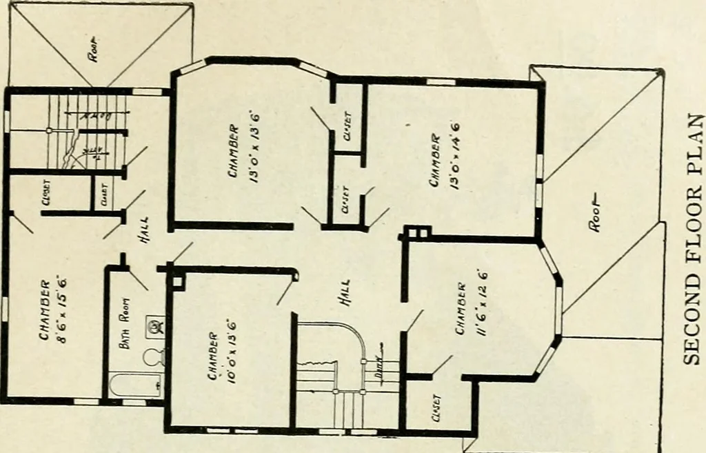 An illustration from A practical treatise on the steel square and its application to everyday use : being an exhaustive collection of steel square problems and solutions, "old and new", with many original and useful additions, forming a complete encyclopedia of steel square knowledge, together with a brief history of the square, and description of tables, keys and other aids and attachments, 1903, leaf 292